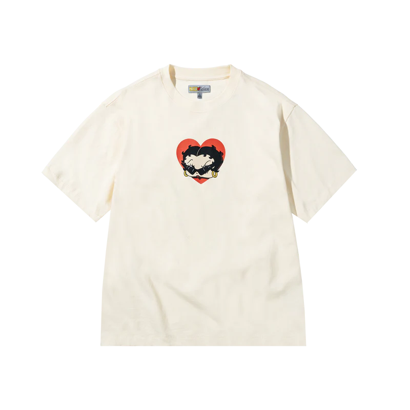 Market Studios x Betty Boop "Sweetheart" Butter Cream T-Shirt