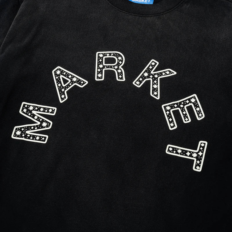 Market Studios "Starry Arc" Jet Black T-Shirt
