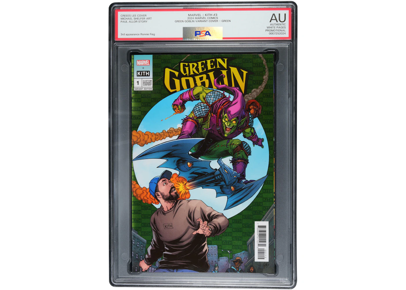 Marvel x Kith "#3 Green Goblin" Green Comic (PSA Graded)