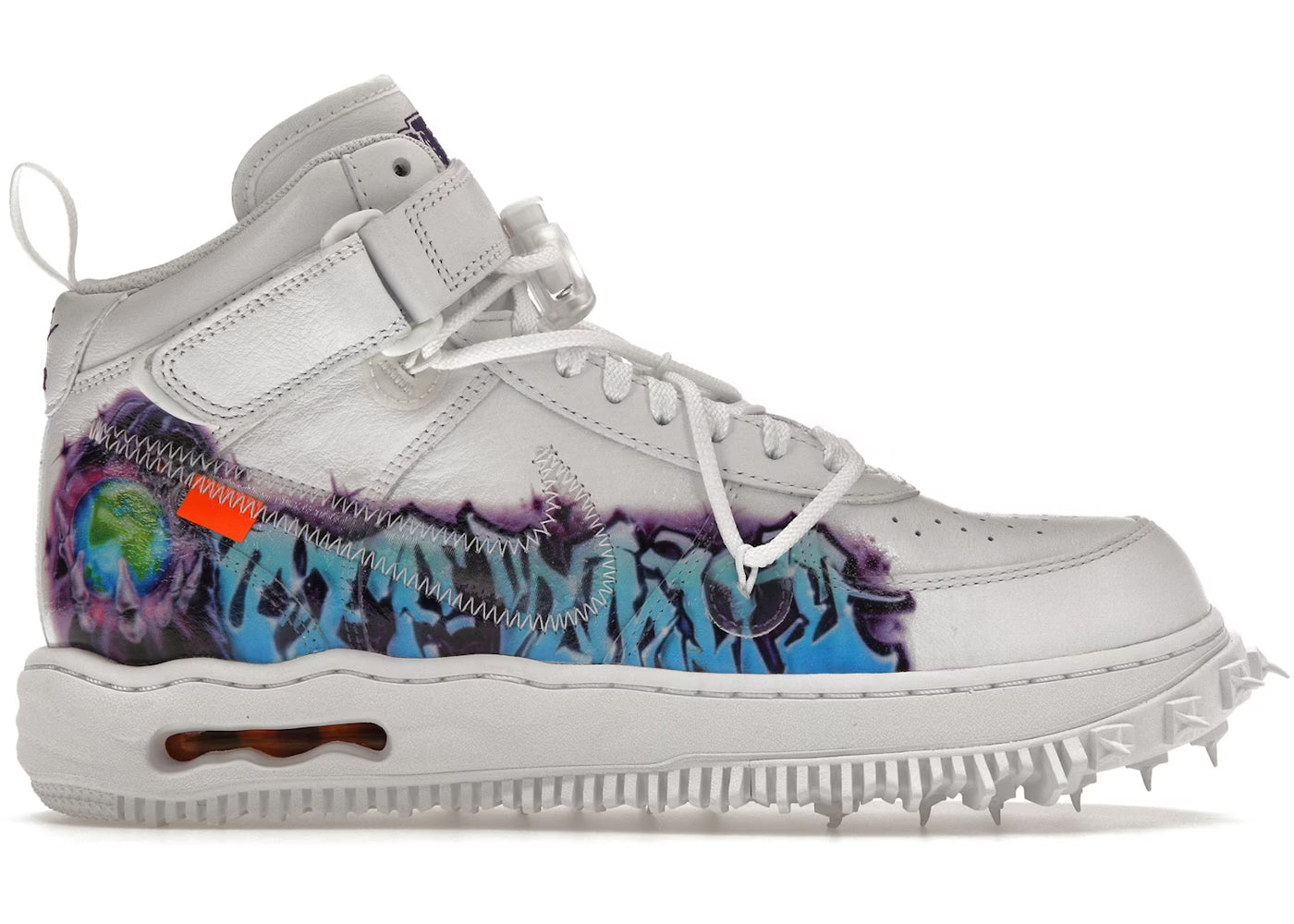 Nike Air Force 1 Mid Off-White "Graffiti White"