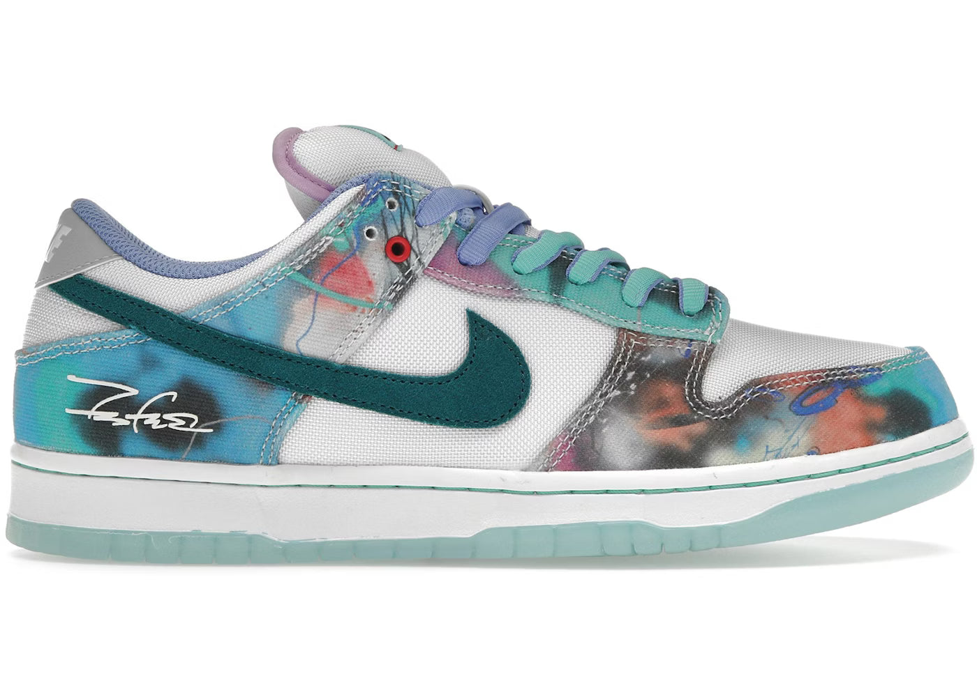 Nike SB Dunk Low x Futura Laboratories "Bleached Aqua"