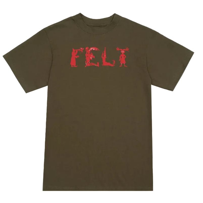 FELT "Witch Work" Olive Tee