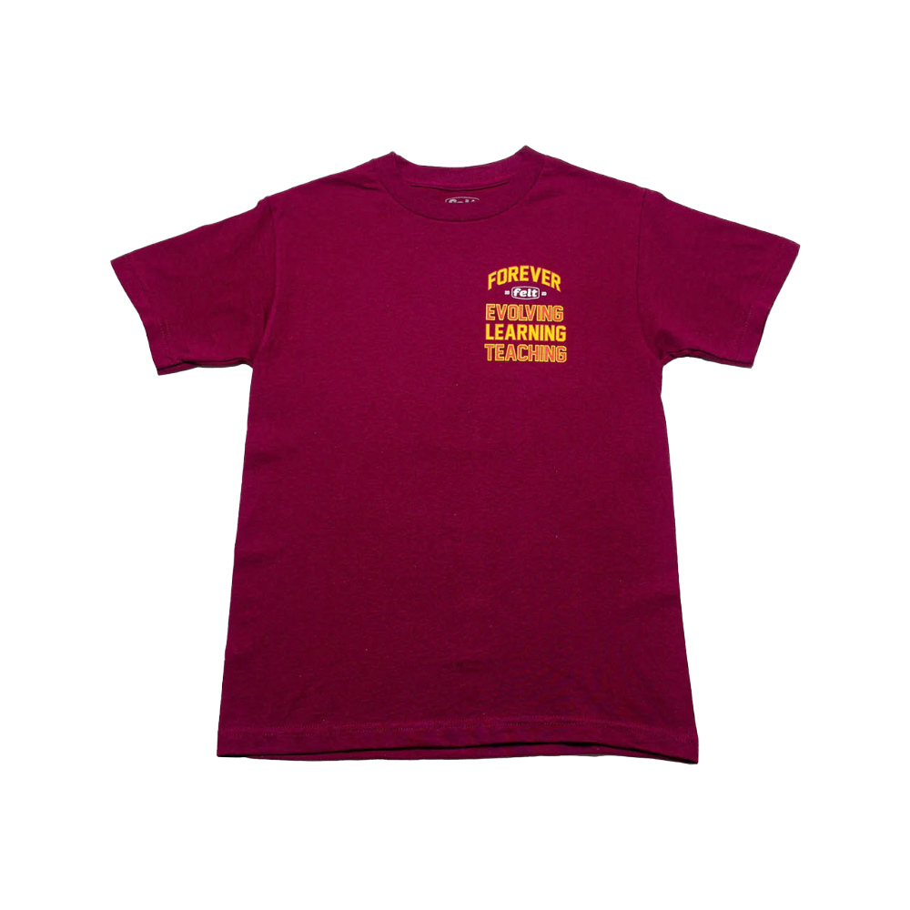 FELT "Strike Out" Burgundy Tee