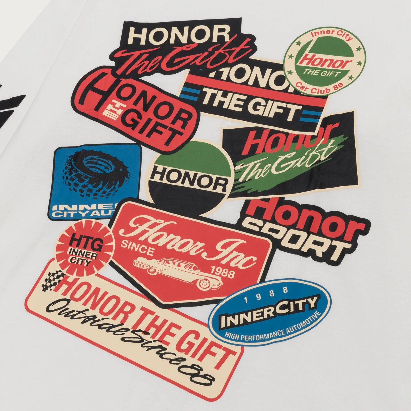 Honor The Gift "Fuel" White Longsleeve
