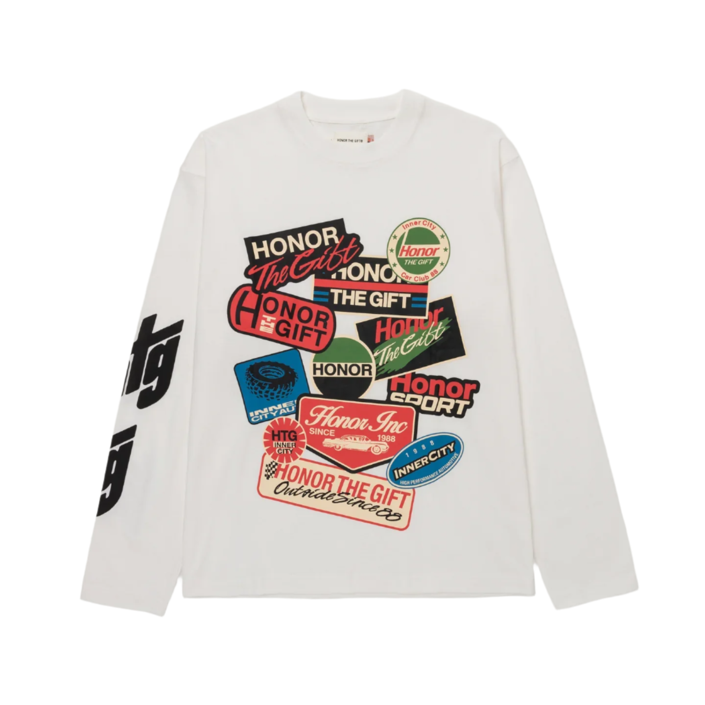 Honor The Gift "Fuel" White Longsleeve