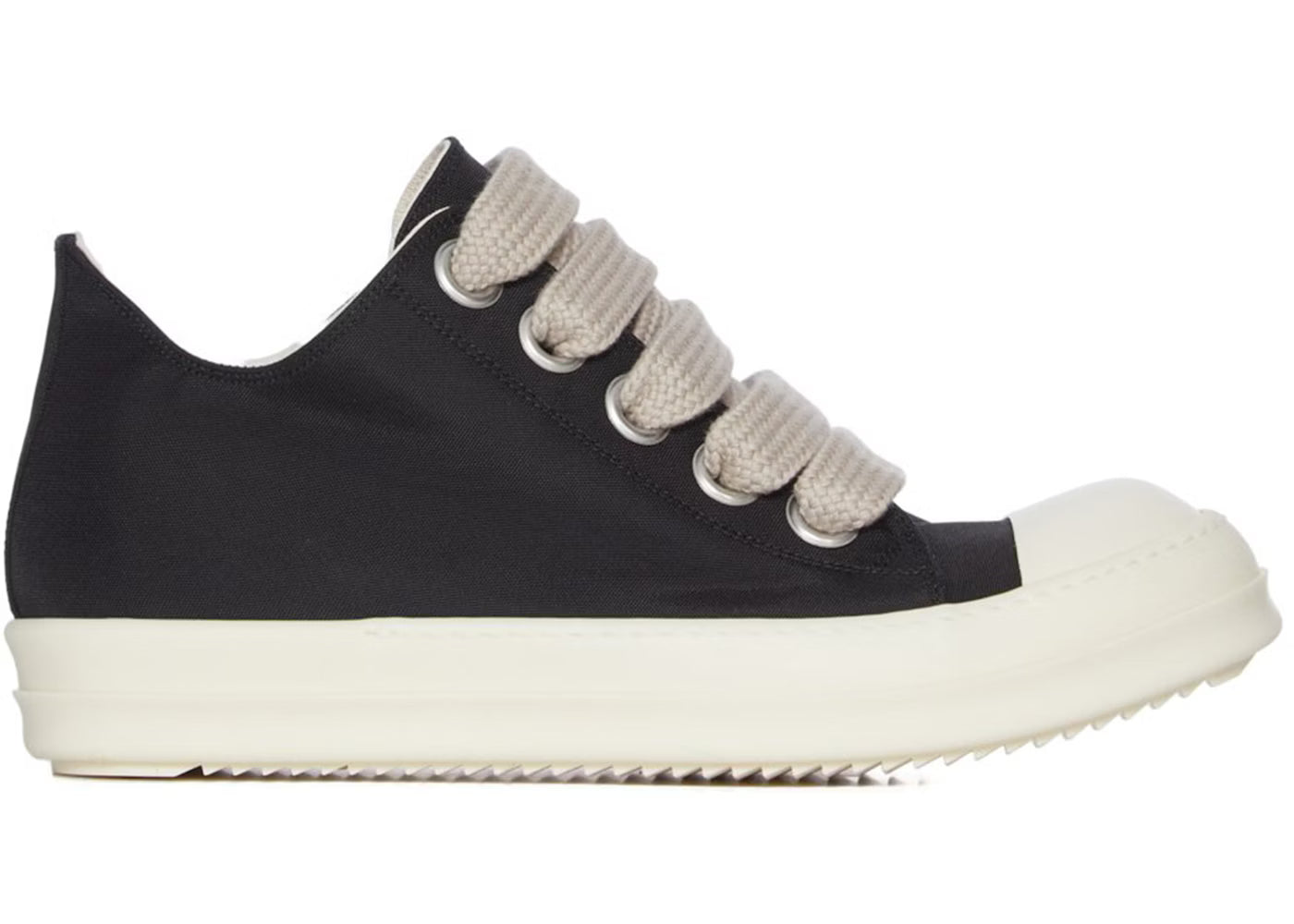 Rick Owens "Concordians DRKSHDW Jumbo Laced" Nylon Canvas Black Low