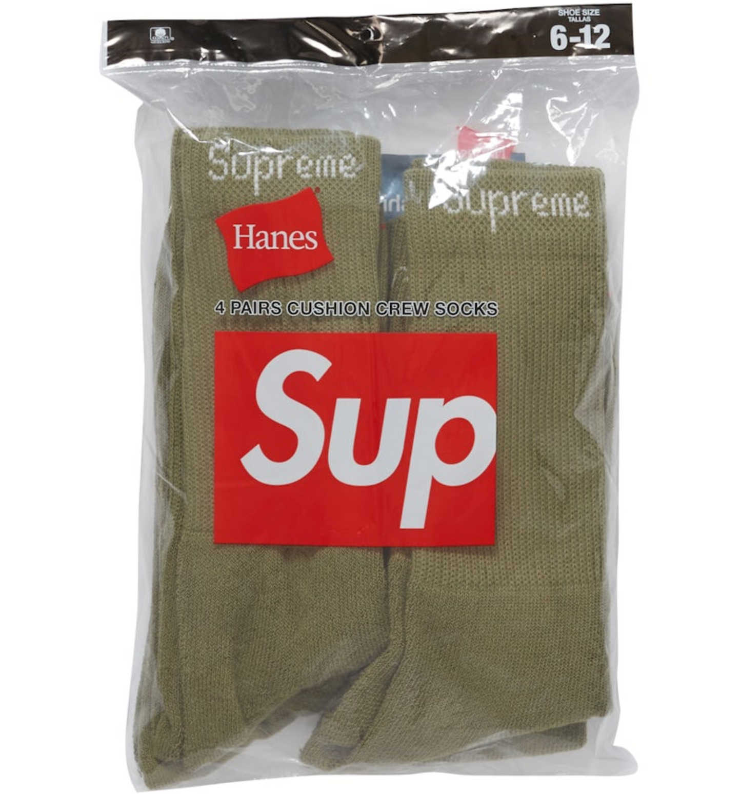 Supreme/Hanes Socks (4 Pack)