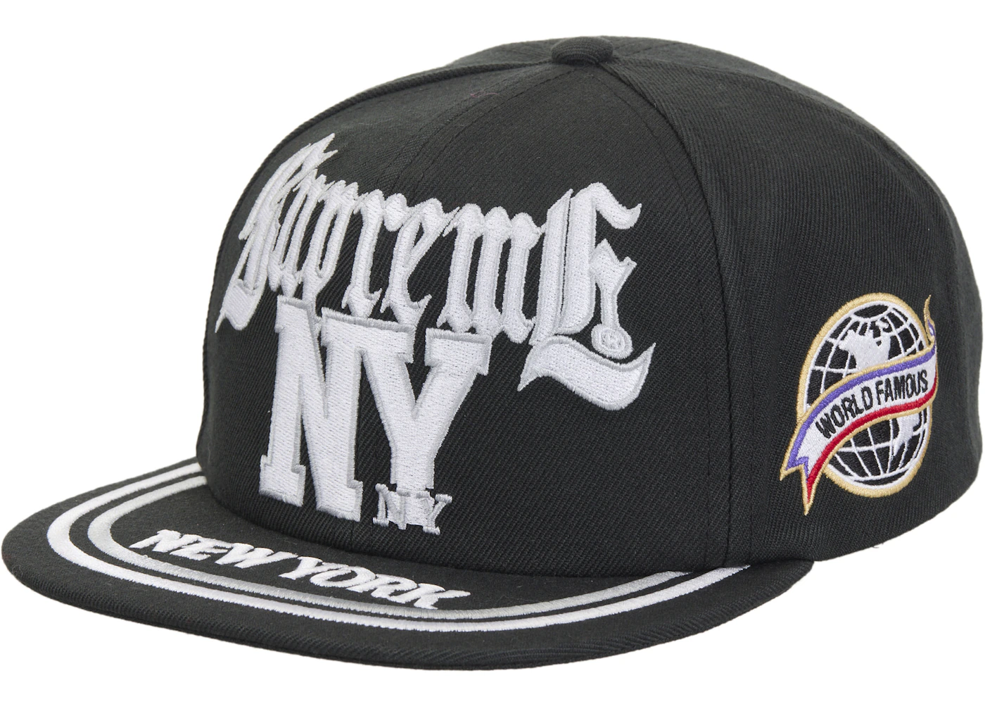 Supreme "New York" Black Snapback