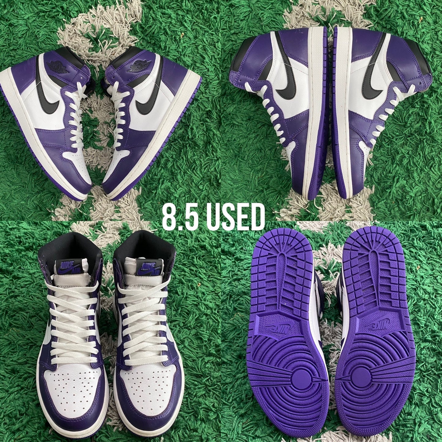 Air Jordan 1 High "Court Purple 2.0" USED