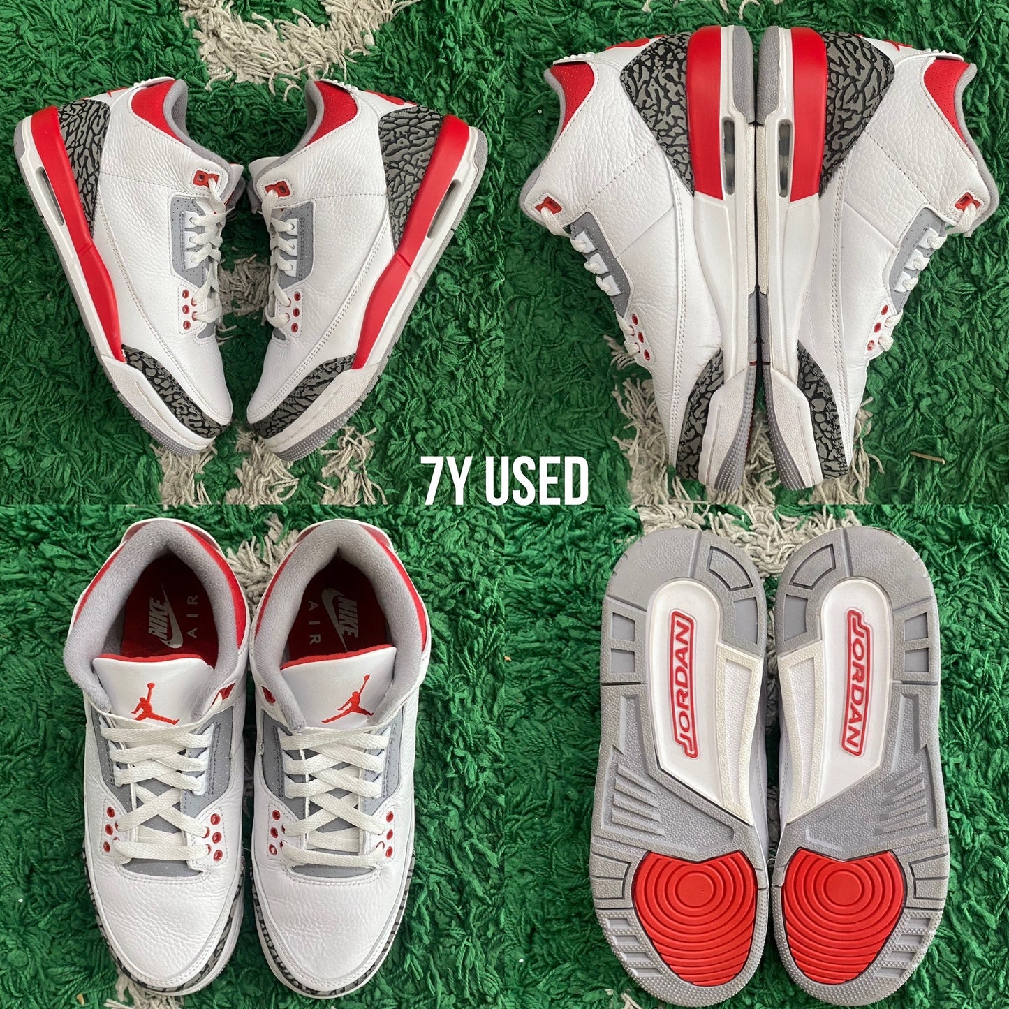 Air Jordan 3 Retro Nike Air “Fire Red 2022” USED