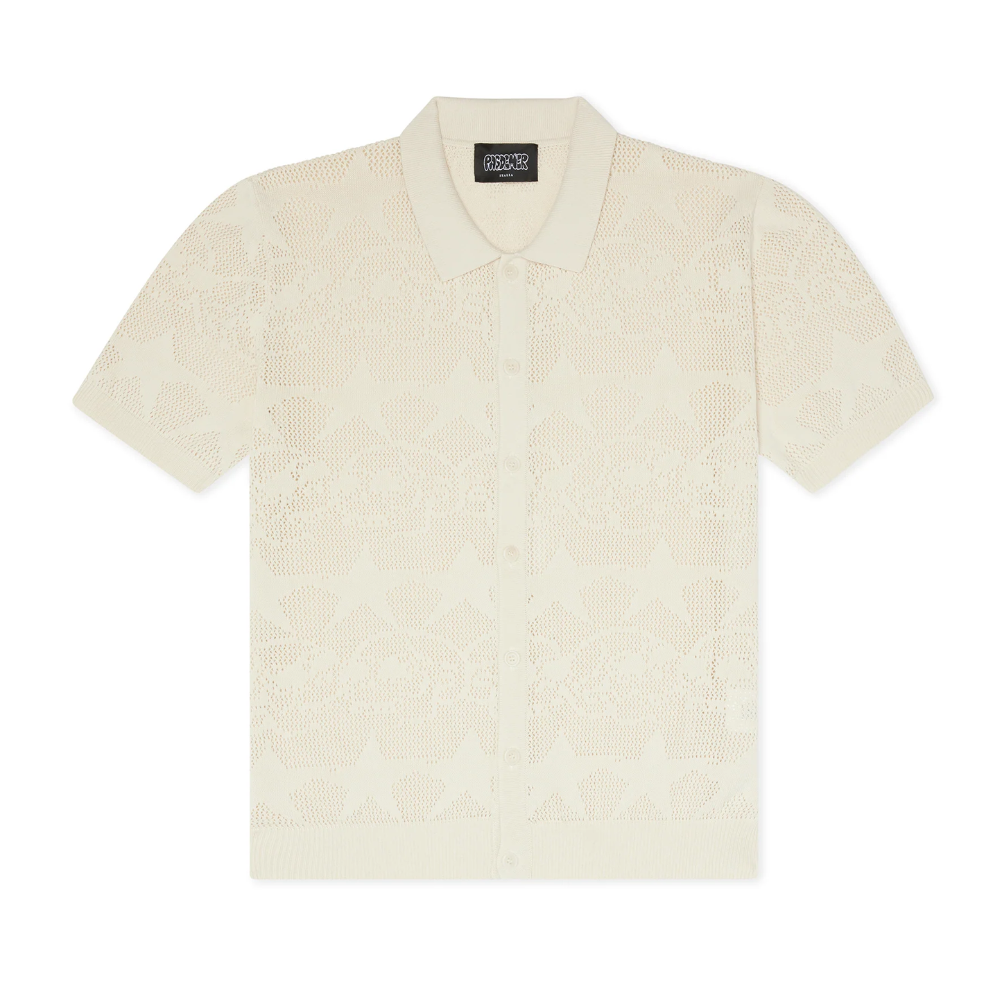 Pas de Mer "Skulls" Button Down Polo