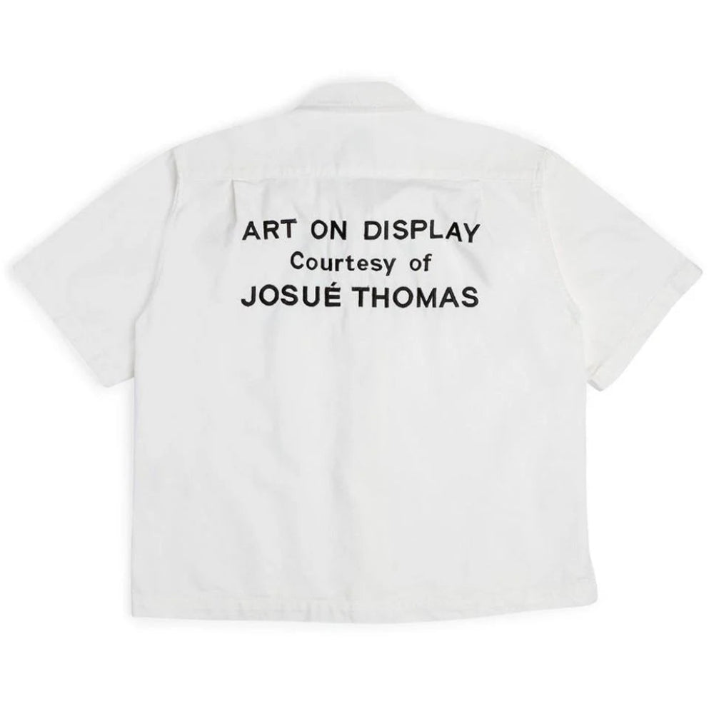 Gallery Dept. 'Stadium Uniform Parker Graphic Print' White Shirt