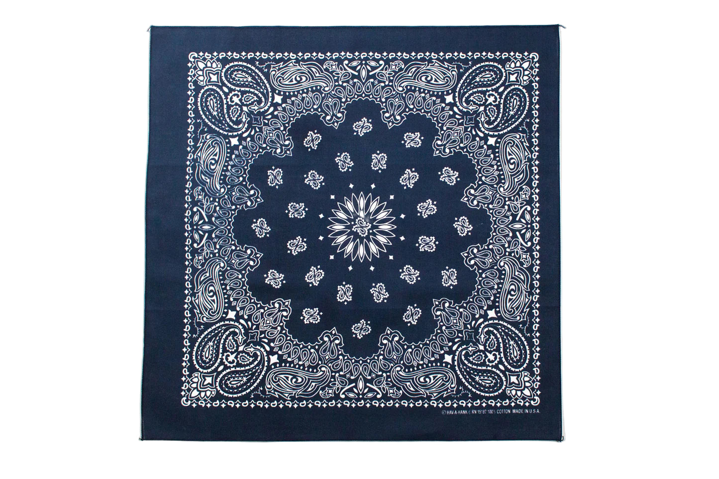 Supreme "Hav-A-Hank Paisley" Navy Bandana