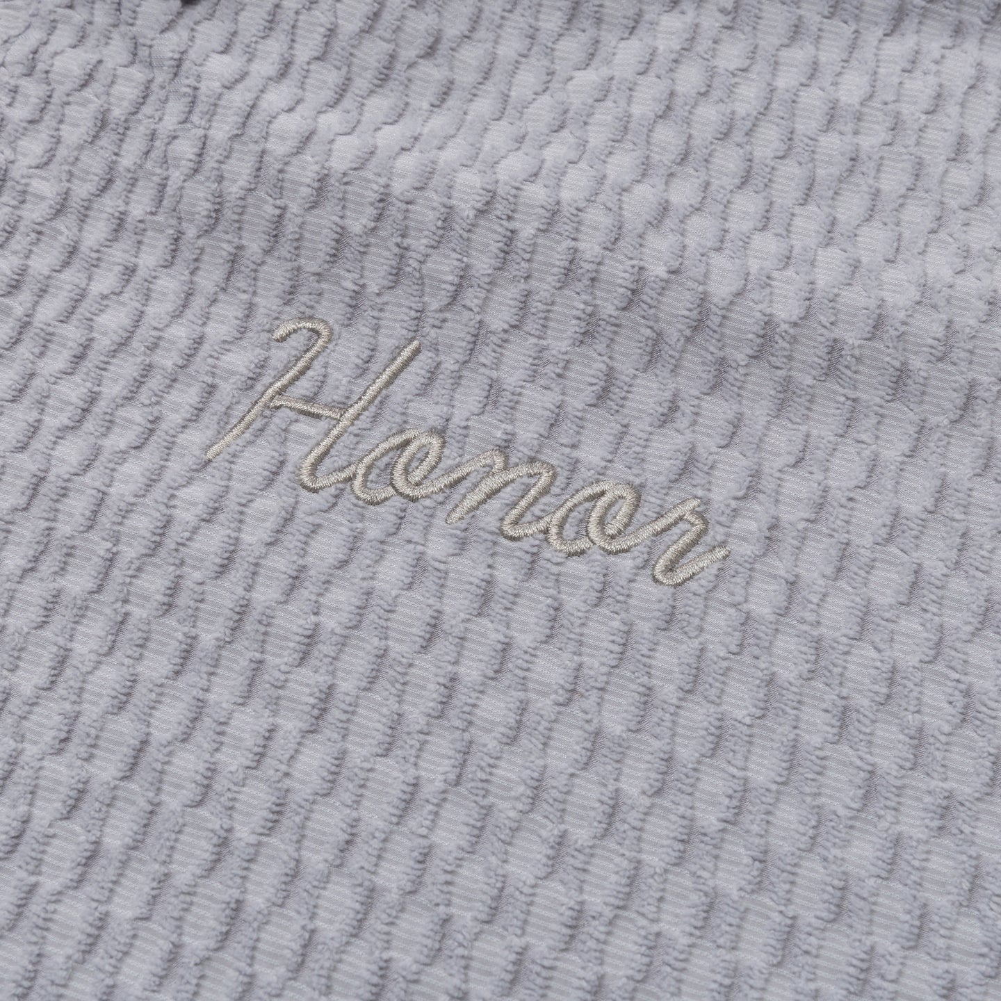 Honor The Gift "Honor Textured" Grey Knit Quarter Zip