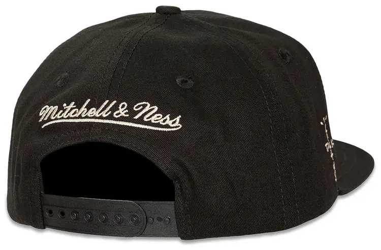 Mitchell & Ness x Travis Scott "Miami Hurricanes" Black Snapback Hat