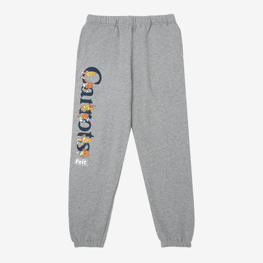FELT x Carrots by Anwar Carrots "Wordmark" Grey Sweatpants