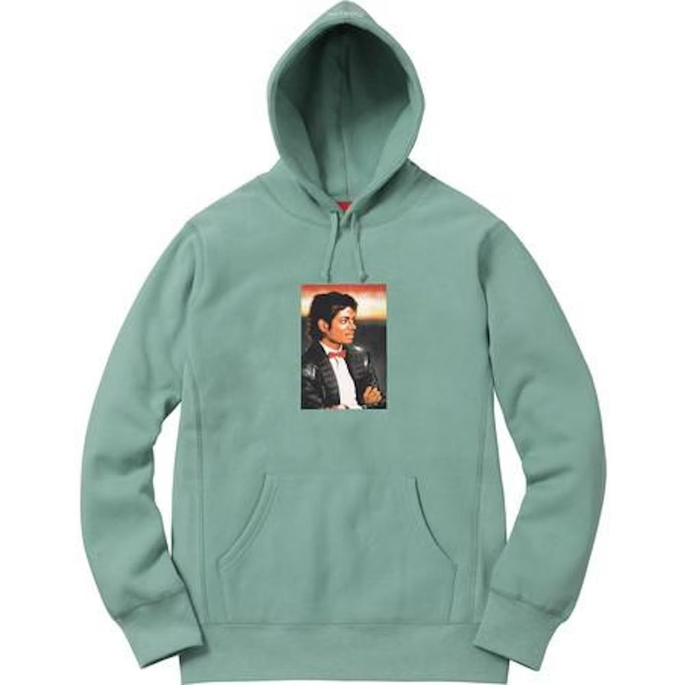 Supreme 'Michael Jackson' Seafoam Hooded Sweatshirt