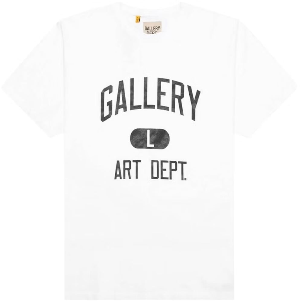 Gallery Dept. 'Art Dept' White/Black Tee