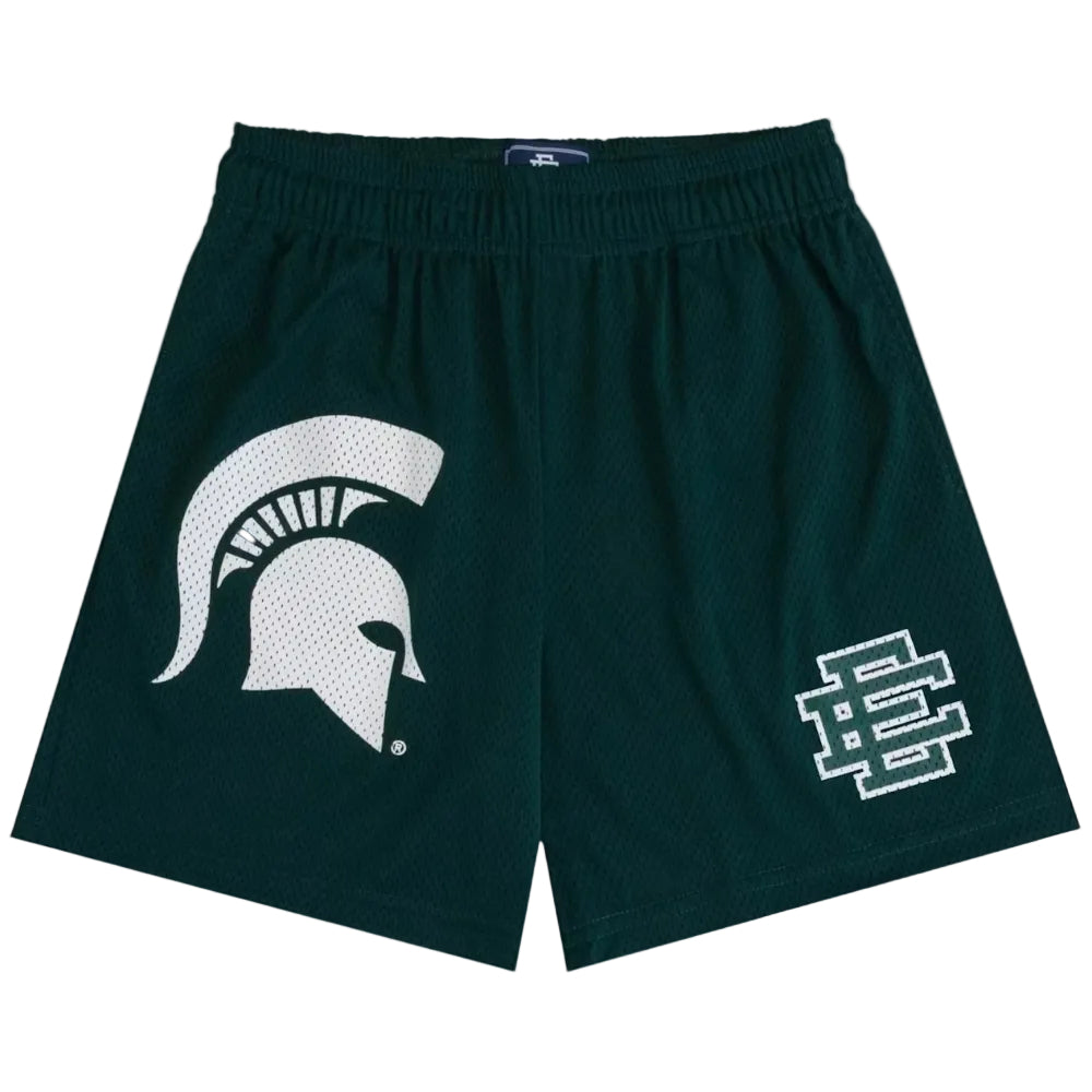 Eric Emanuel 'EE Michigan St.' Green Shorts