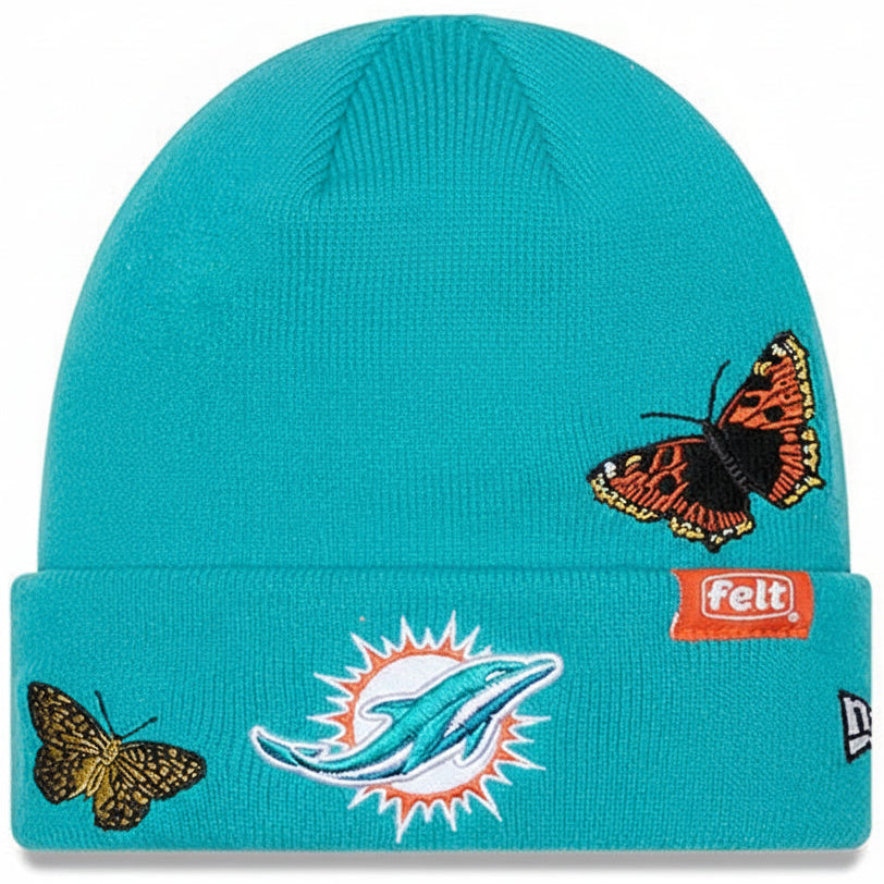 FELT x New Era "Miami Dolphins" Teal Beanie