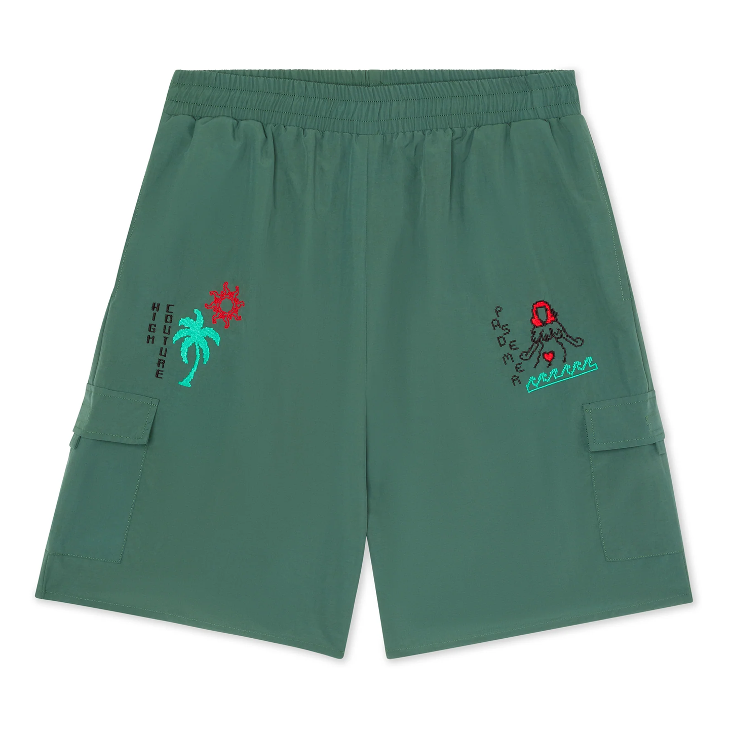 Pas de Mer "Postcard" Nylon Shorts