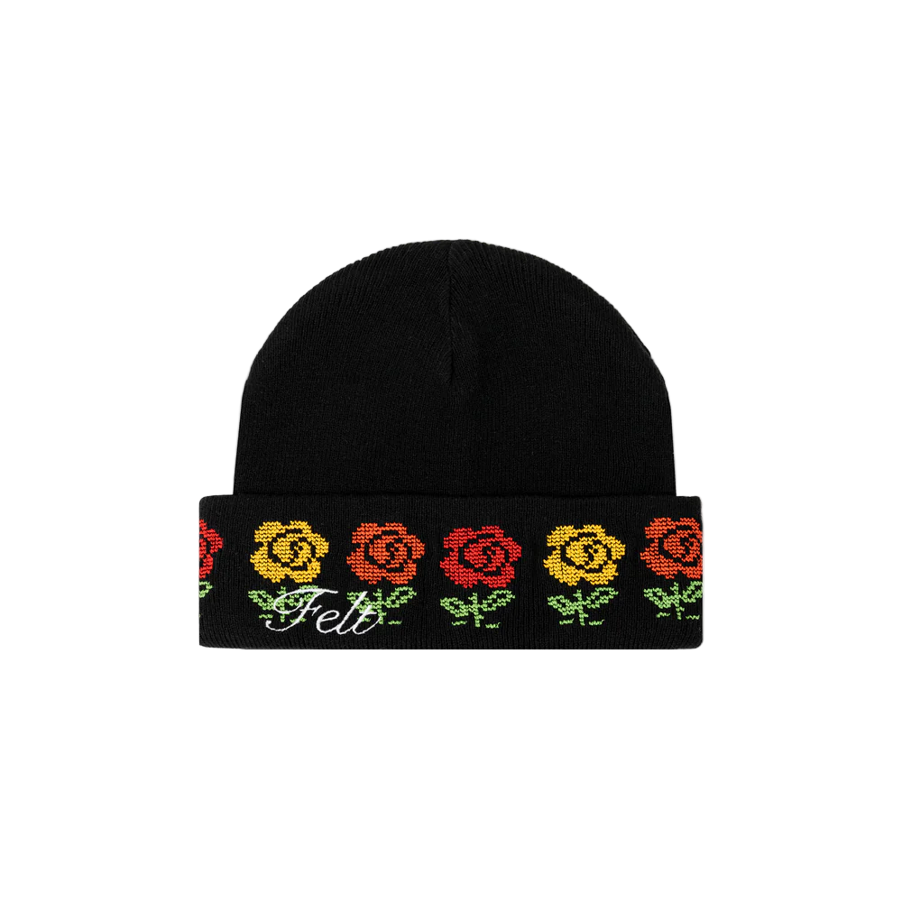 FELT "Heaven Knit" Black Beanie