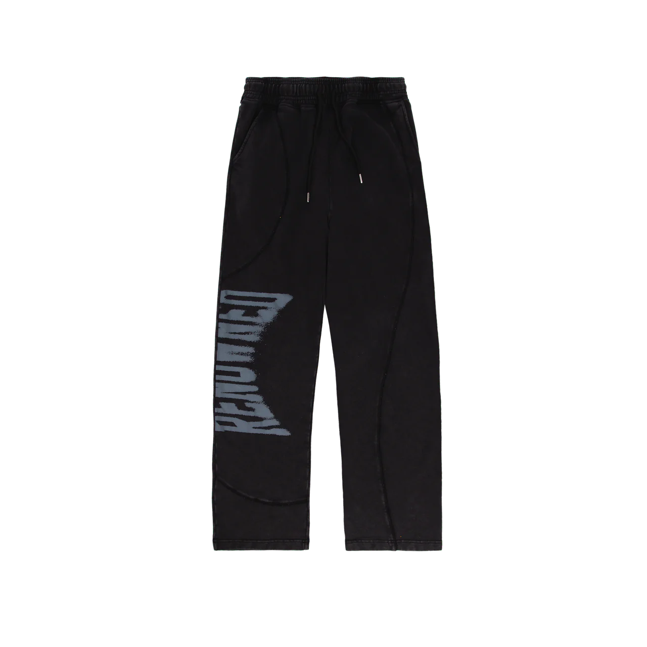 Renowned "Lucid Arch Logo" Black Sweatpants