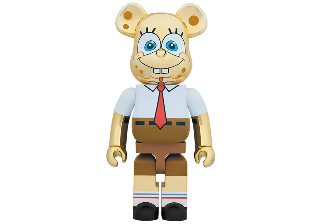 Be@rBrick Spongebob Gold Chrome 1000%