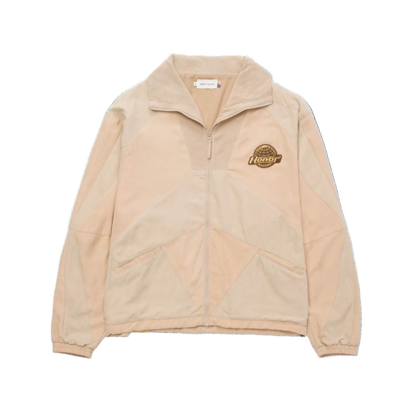 Honor The Gift "Color Block" Tan Full Zip Jacket