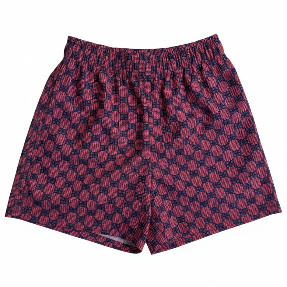 Bravest Studios "BB Monogram" Fucshia Mesh Shorts