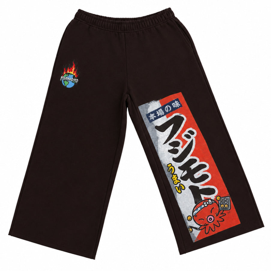 Fujimoto ‘Umabio’ 3/4 Brown Sweatshorts
