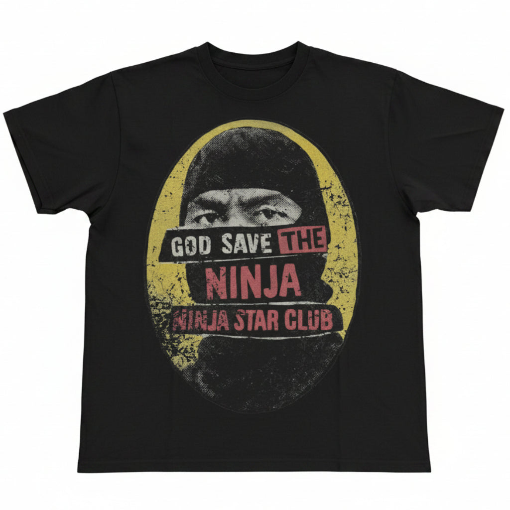 Fujimoto 'God Save The Ninja' Black Tee