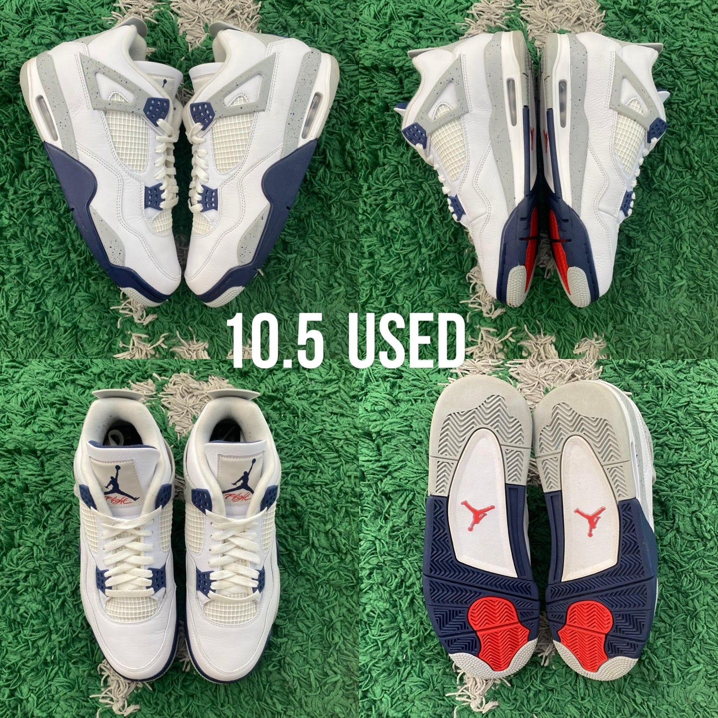 Air Jordan 4 Retro “Midnight Navy” USED