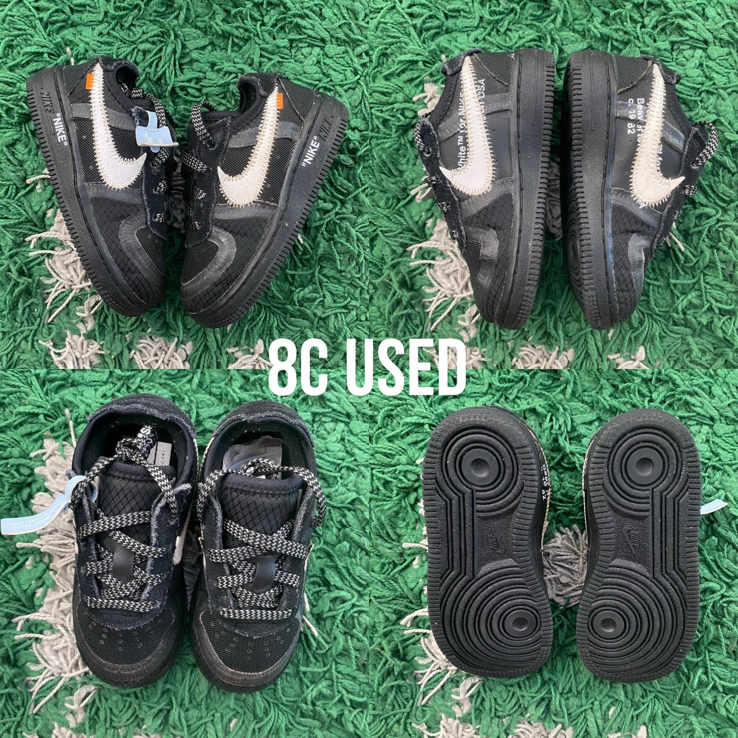 Nike Air Force 1 Low Off-White Black USED