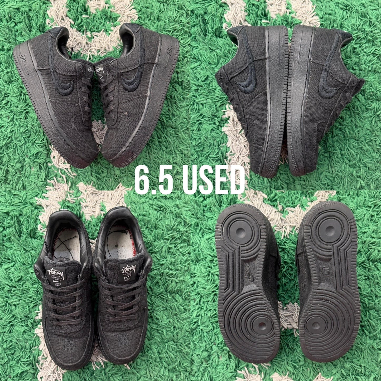 Nike Air Force 1 Low “Black Stussy” USED