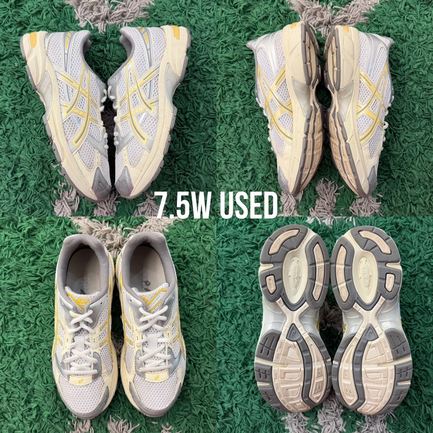 ASICS Gel-1130 "White Faded Yellow" WMNS USED