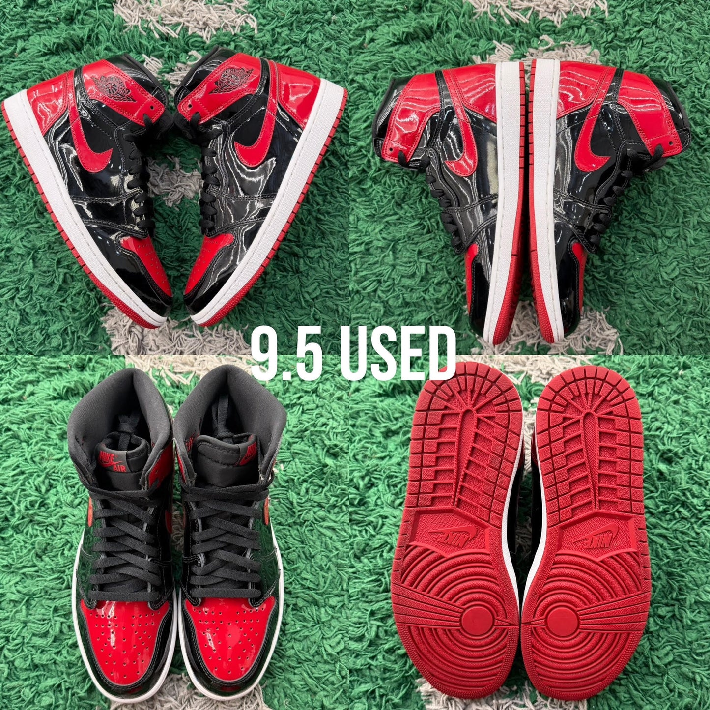 Air Jordan 1 Retro High OG "Bred Patent" USED