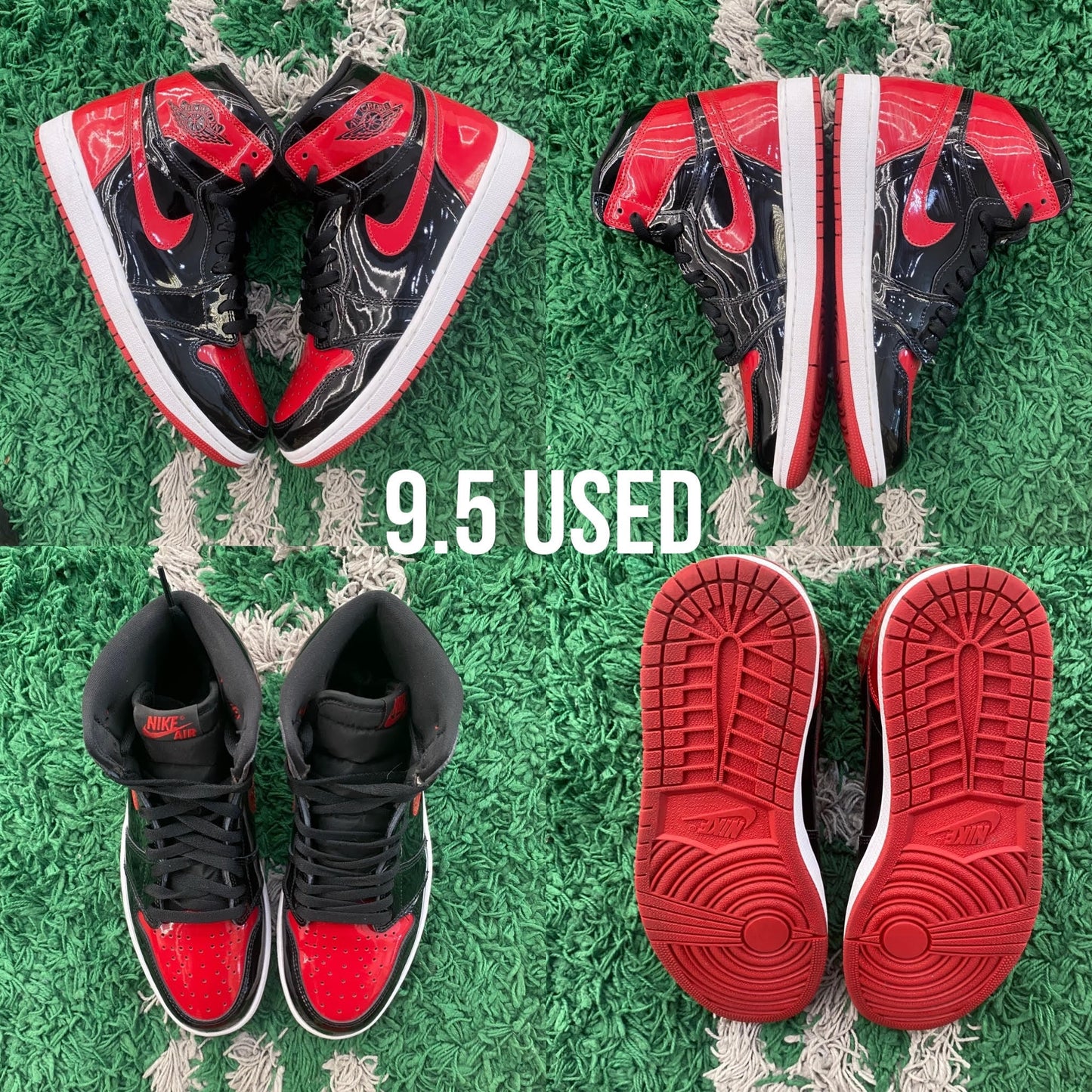 Air Jordan 1 Retro High OG "Bred Patent" USED