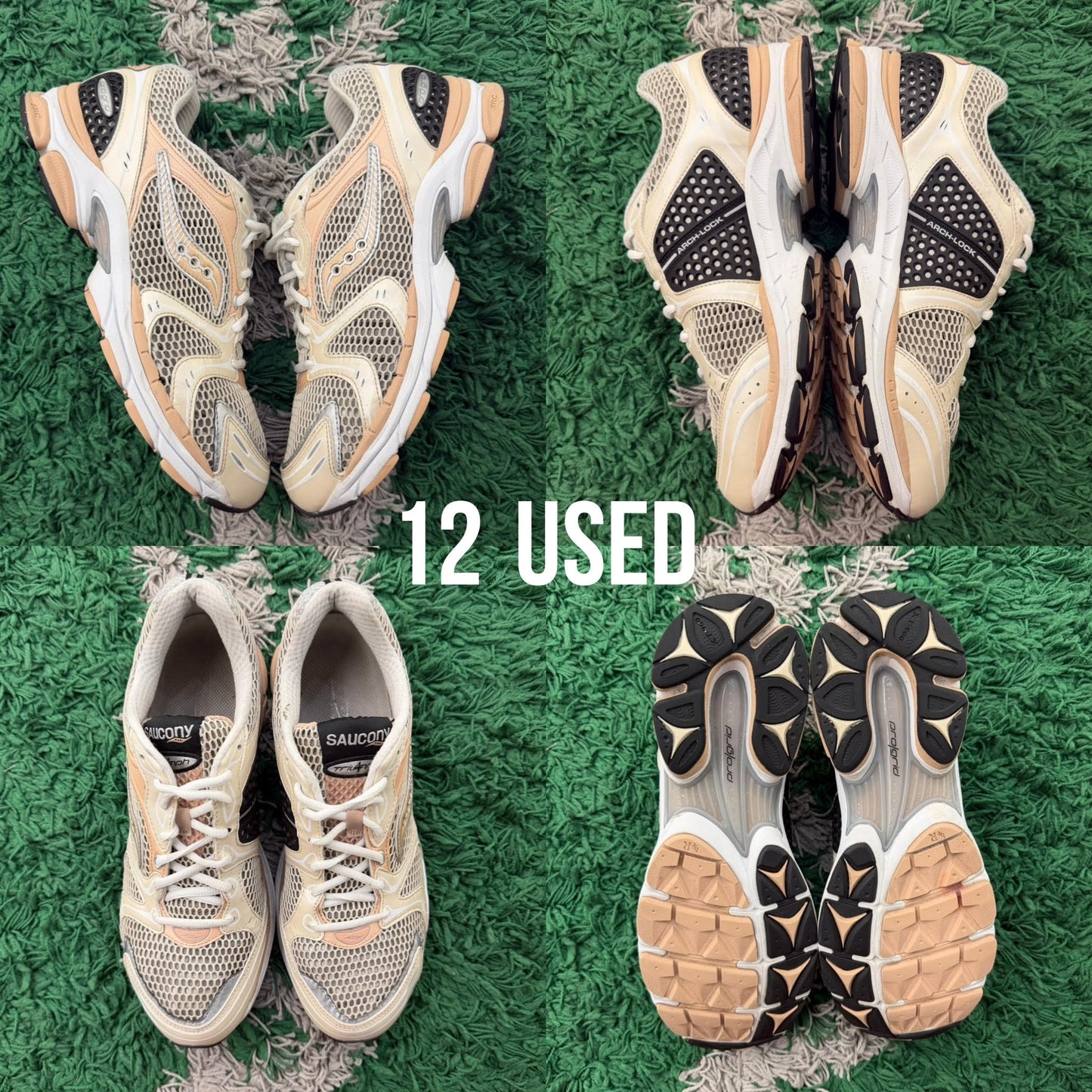 Saucony ProGrid Triumph 4 "Cream Tan" USED