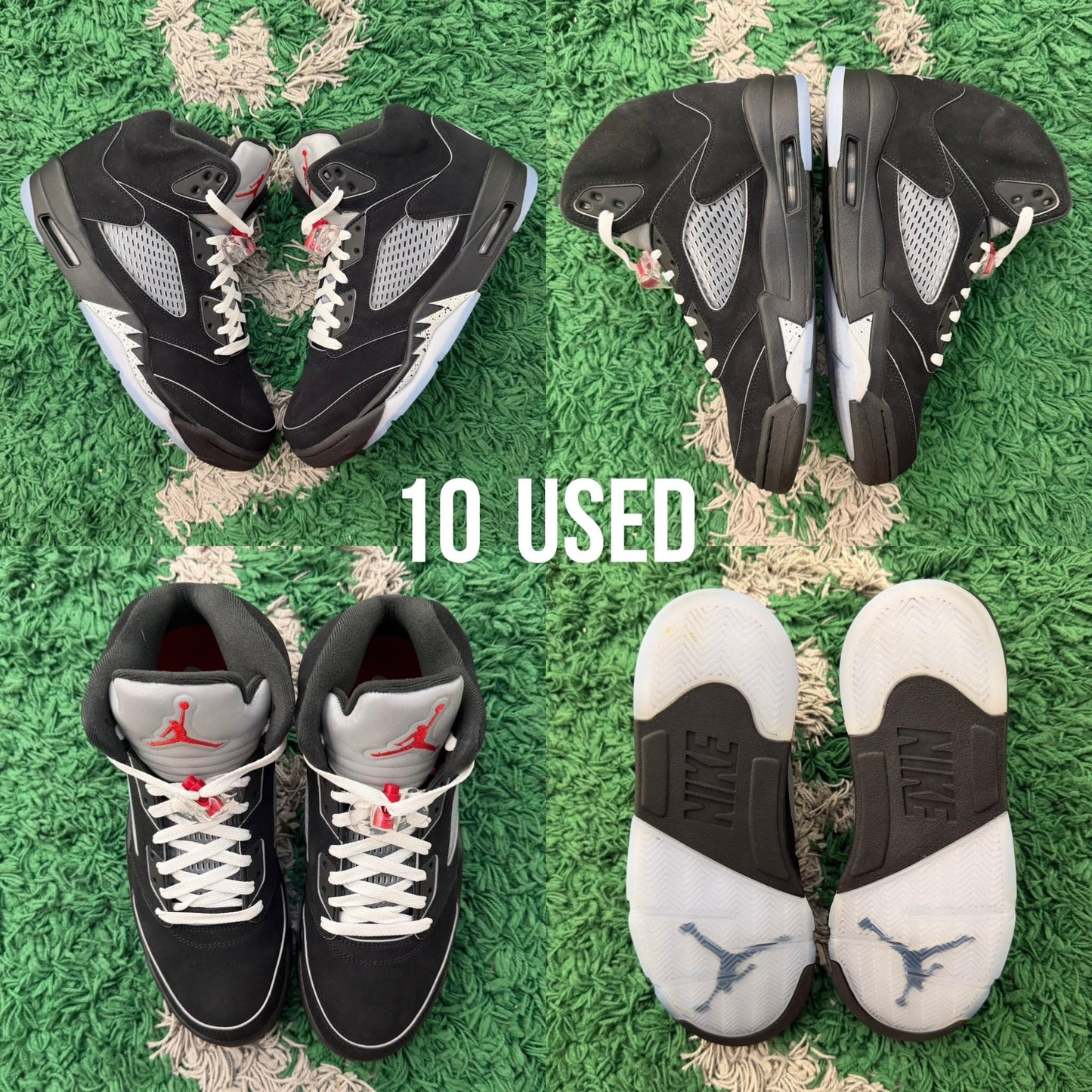 Air Jordan 5 Retro OG "Black Metallic Reimagined 2025" USED