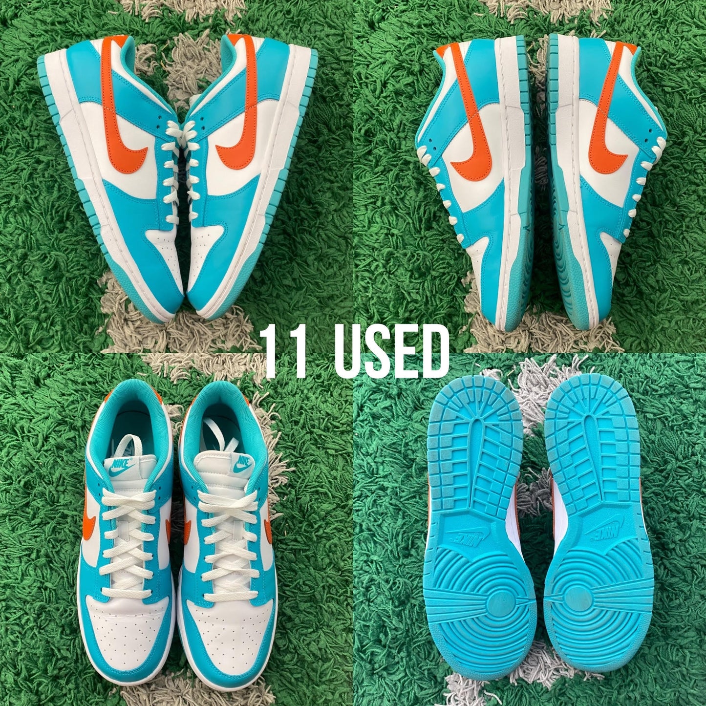 Nike Dunk Low "Miami Dolphins" USED