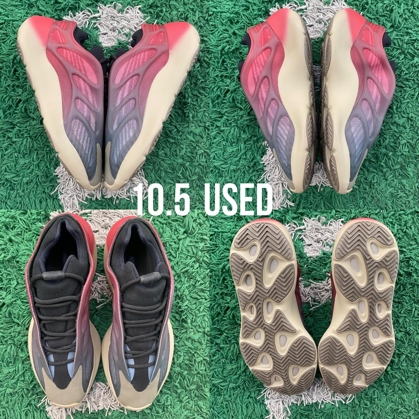 Adidas Yeezy 700 V3 "Fade Carbon" USED