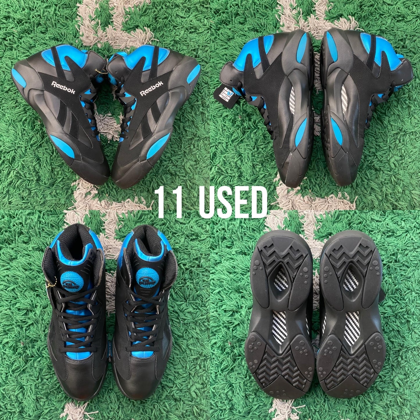 Reebok Shaq Attaq "Black Azure" USED