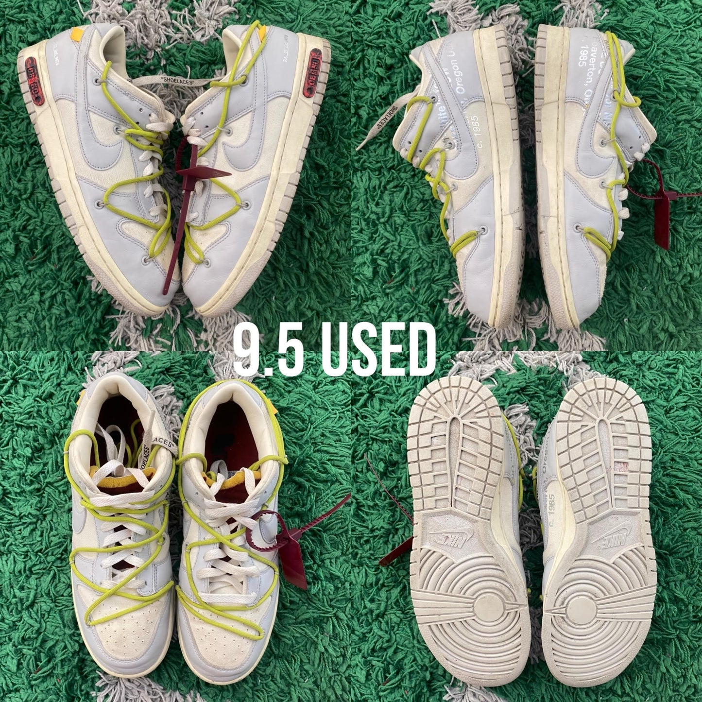 Nike Dunk Low Off-White "Lot 8" USED