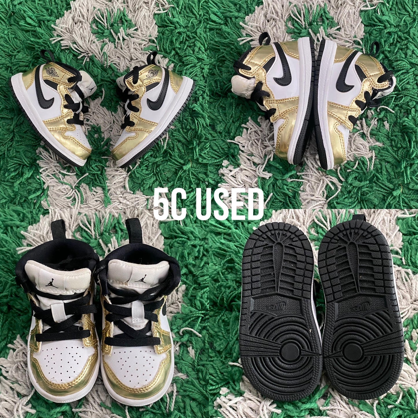 Air Jordan 1 Mid "Metallic Gold"