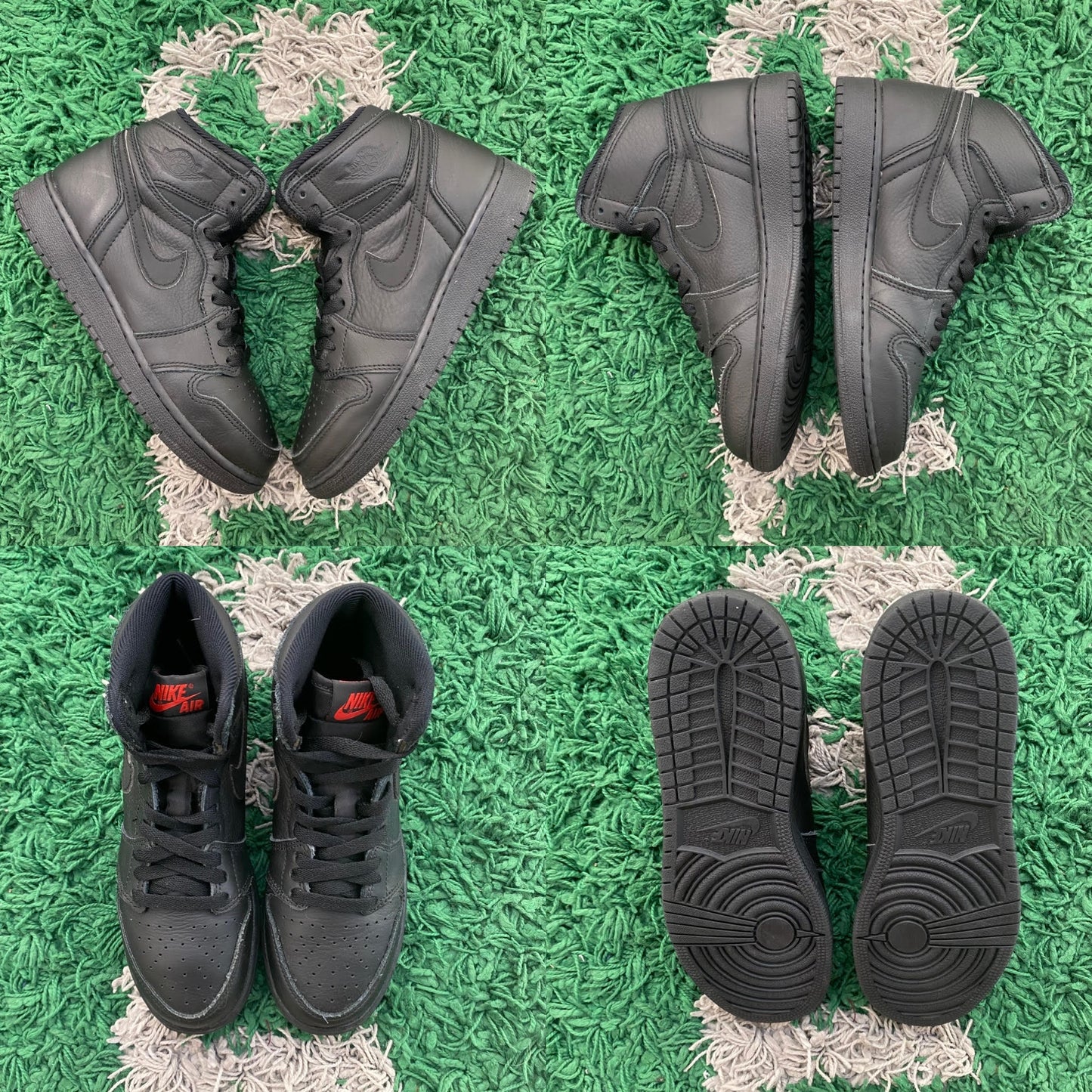 Jordan 1 Retro High OG "Triple Black" USED