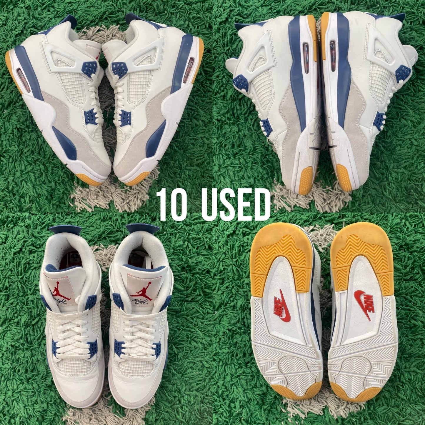 Air Jordan 4 Retro SB "Navy" USED