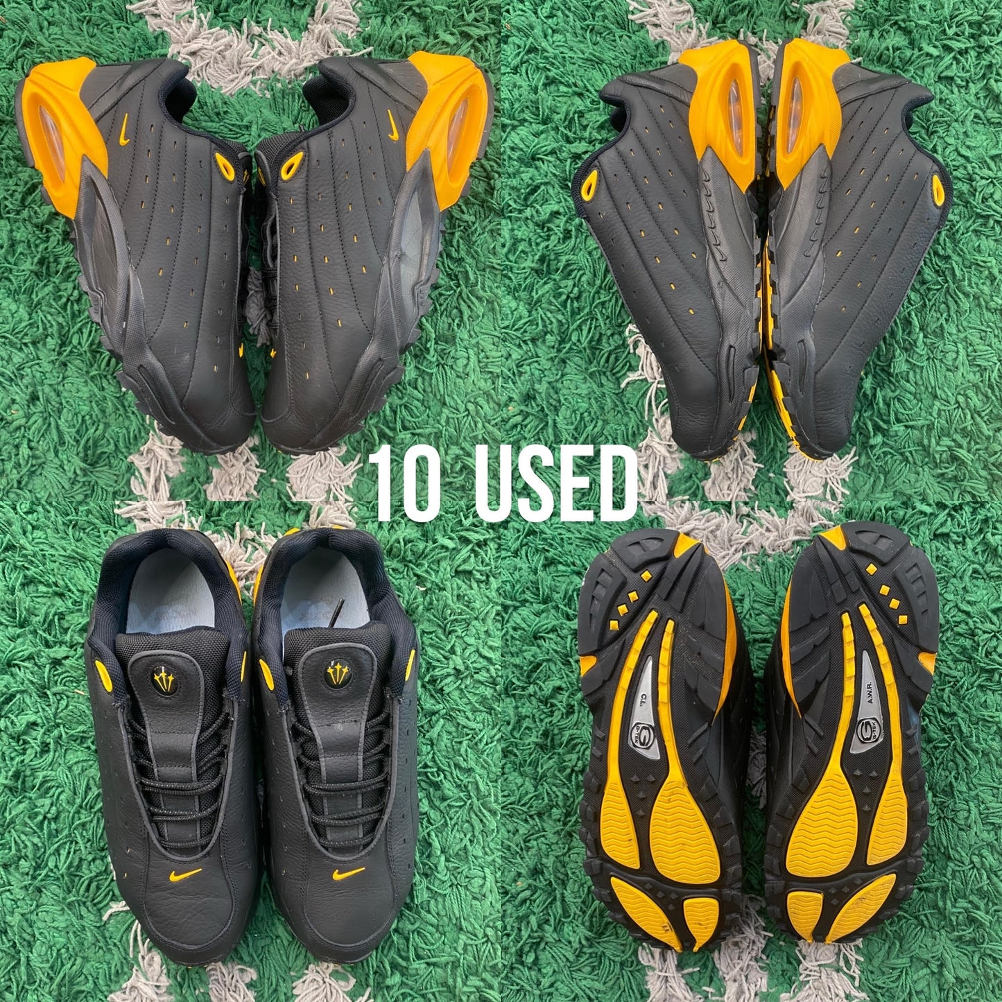 Nike Hot Step Air Terra Drake “Black Yellow NOCTA” USED