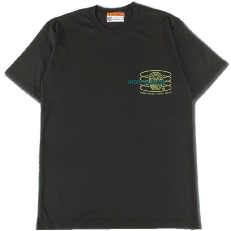 Individualist “Test Hand Print” Black Tee