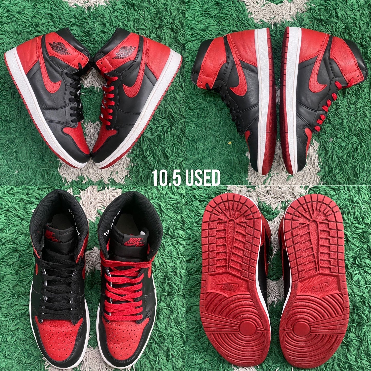Air Jordan 1 High OG "Bred 2016" USED